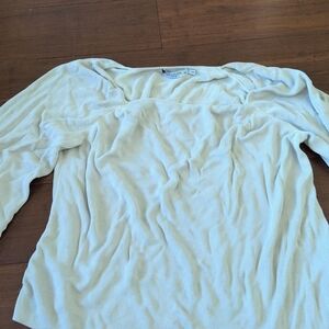 White Long Sleeve Top